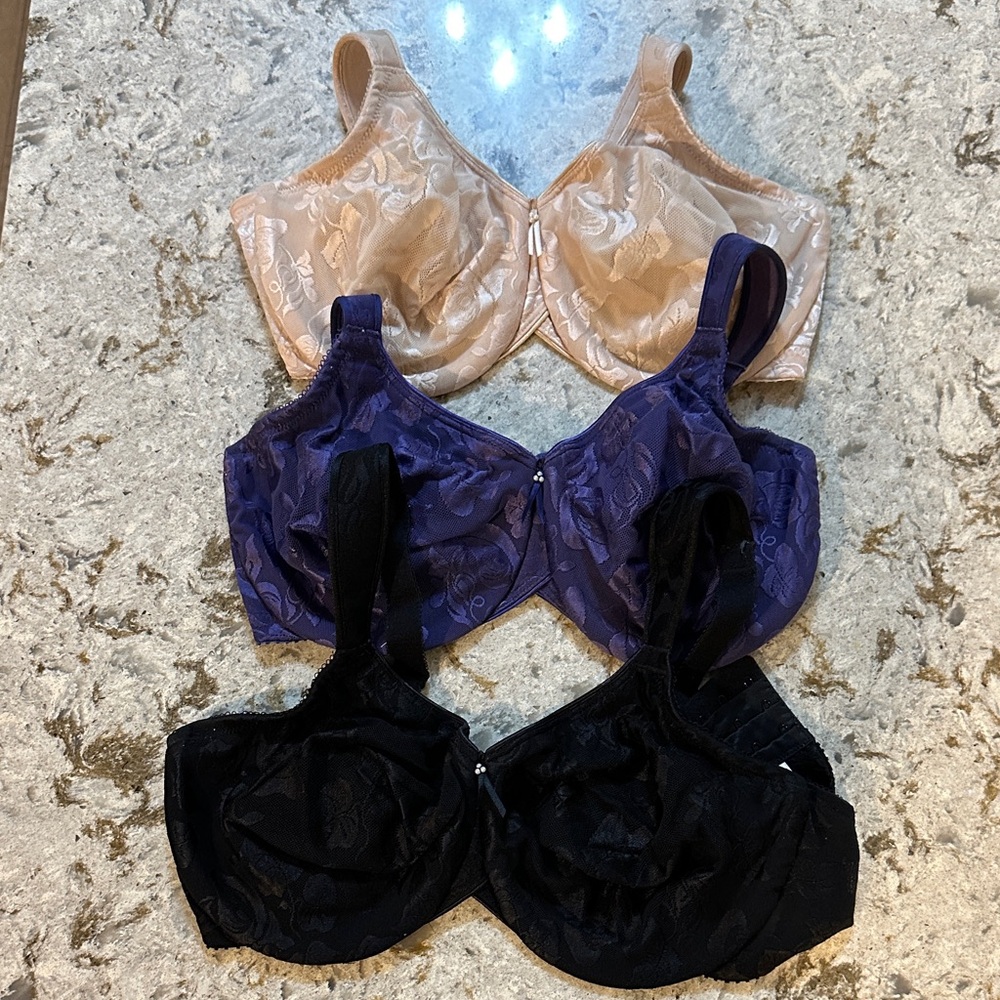 Wacoal Bras 36DD set of THREE
